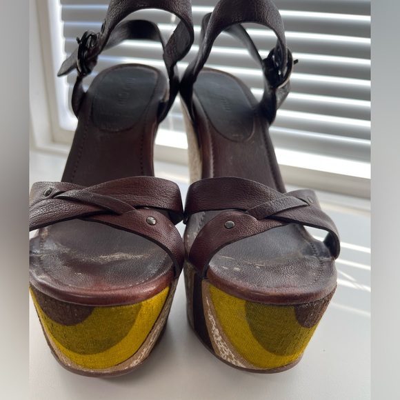 . Miu Miu wedge sandals - Picture 11 of 15